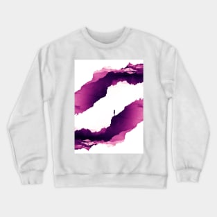 Purple Isolation Crewneck Sweatshirt